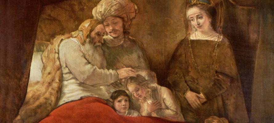 jacob blessing joseph's sons