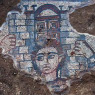 Samson Mosaic in the Galilee