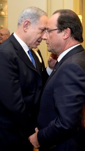 Netanyahu and Hollande