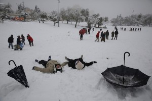 Snow in Jerusalem