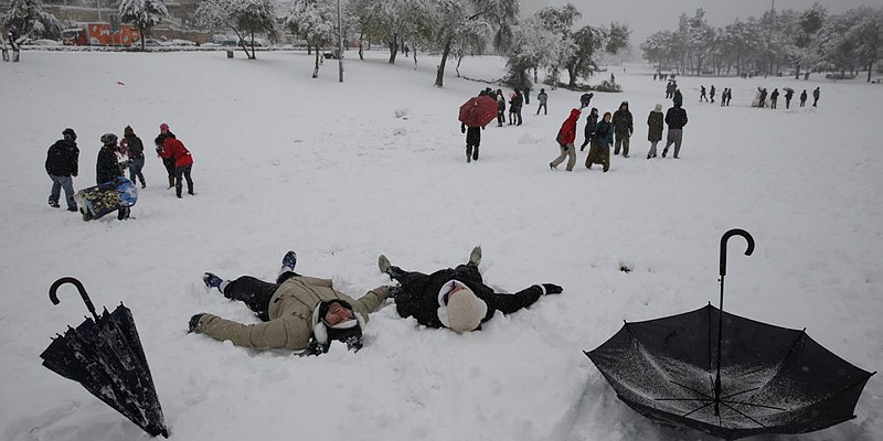 Snow in Jerusalem