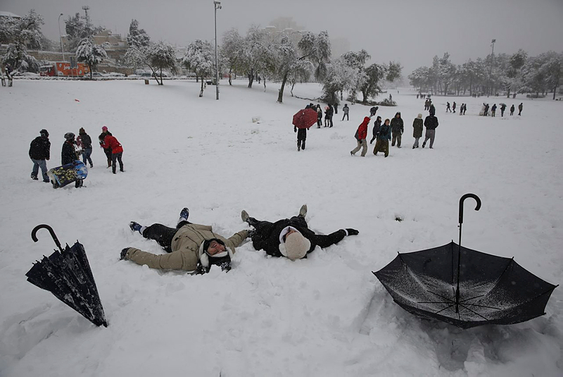 Snow in Jerusalem