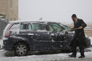 Snow in Jerusalem