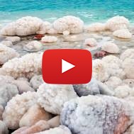 Dead Sea salt deposits