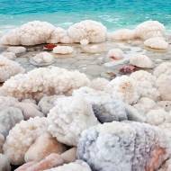 Dead Sea salt deposits