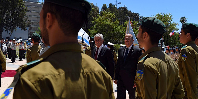 Moshe Yaalon and Chuck Hagel