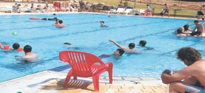 swimming
