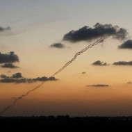 Rockets into Israel
