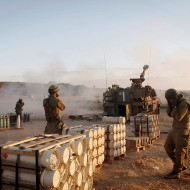 IDF firing at Hamas