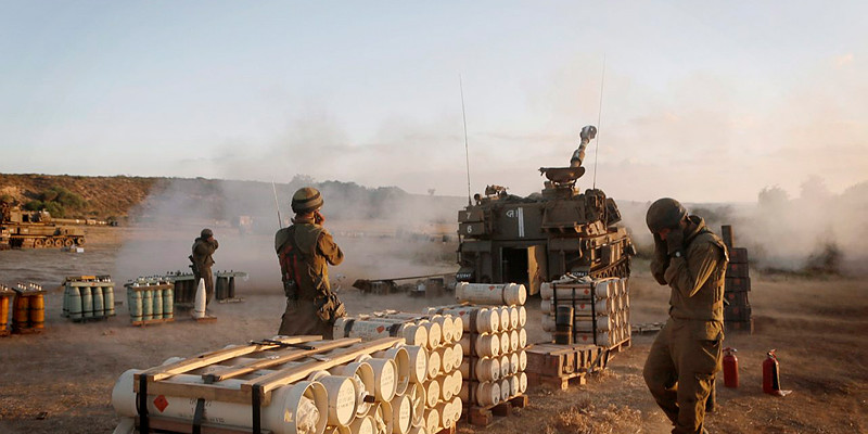 IDF firing at Hamas