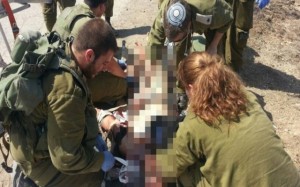 Wounded Syrians in Israel