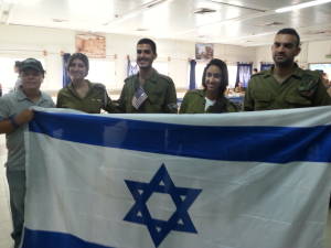 BBQ at Gaza base