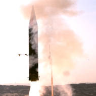 an Arrow 2 missile launched during a trial