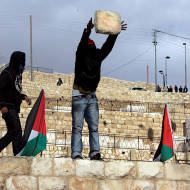 rock throwing