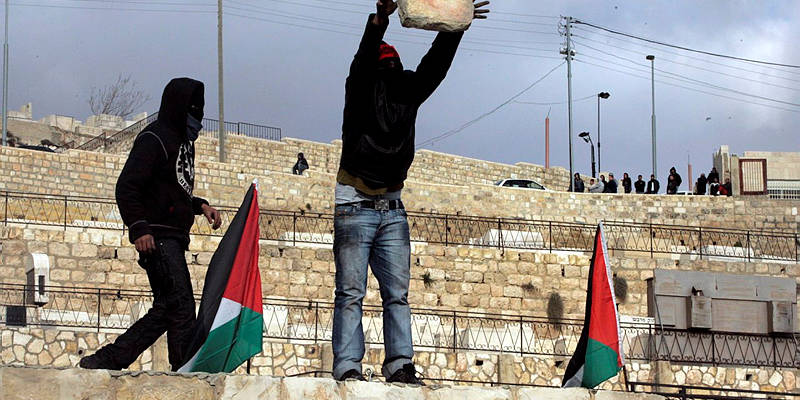 rock throwing