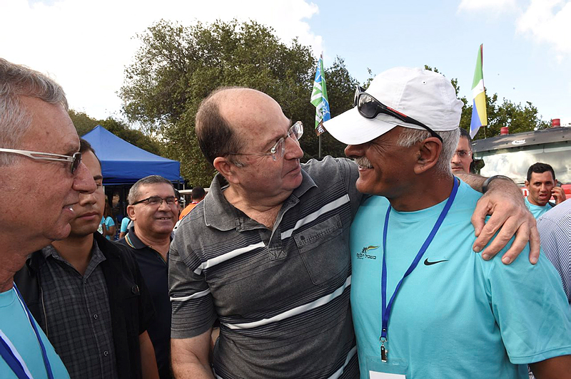 Yaalon at the event for the Druze fallen soldiers