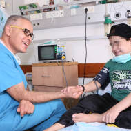 Palestinian patient treated at Israeli hospital
