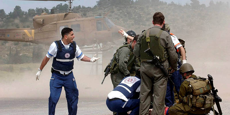 Medical evacuation by helicopter