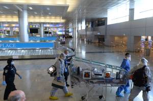 Israeli teams train at BG Airport. (Photo: Koby Gideon/GPO)