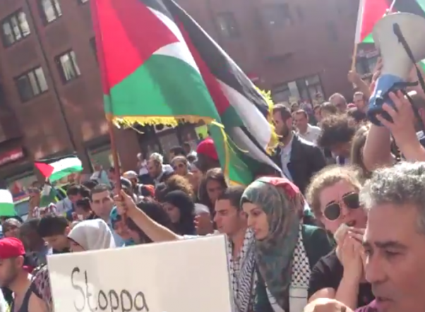 Anti Israel-Protest Malmo