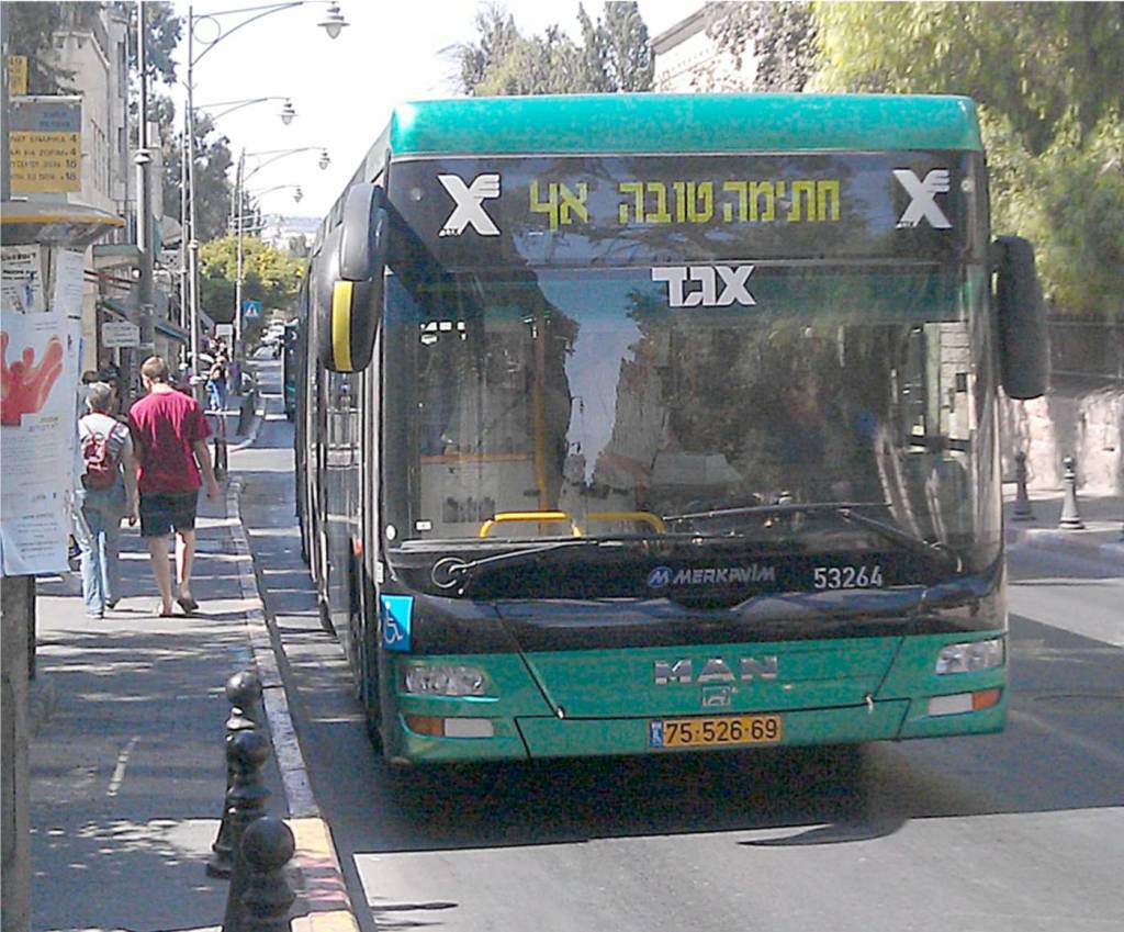 bus in Israel