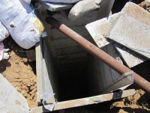 Access point to Hamas terror tunnel.