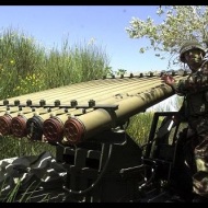 Hezbollah Rocket Battery