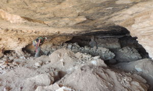 The caves in which the thieves were spotted. (Photo: IAA)