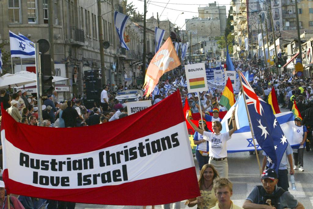 Feast of Tabernacles parade Jerusalem