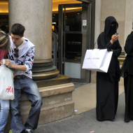 Muslim women in Europe.