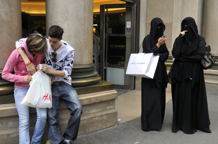 Muslim women in Europe.