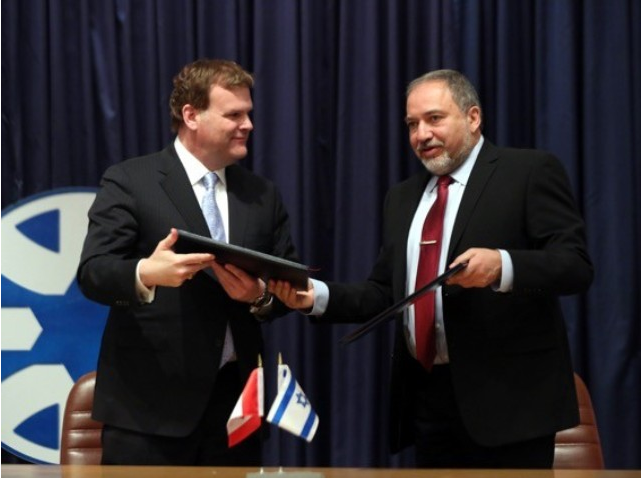 FM Liberman meets with Canadian FM Baird