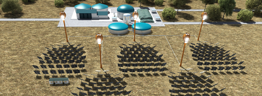 Solar field.