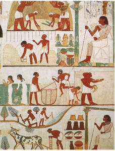 Clothing in ancient Egypt. (Photo: Wikimedia)