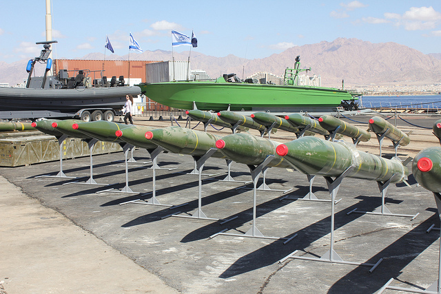 M-302 rockets sent by Iran and intercepted by the IDF in 2014. (IDF)
