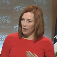 Jen Psaki, spokesperson for the United States Department of State. (Youtube screenshot)