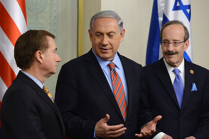 Netanyahu with US Congressmen
