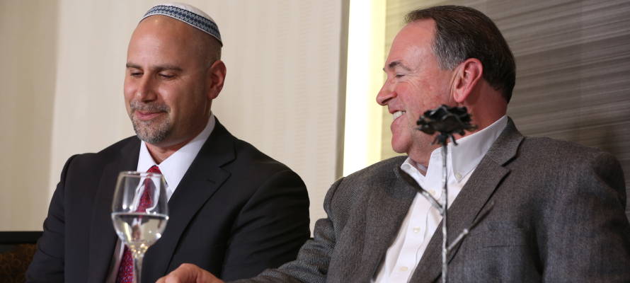 Mike Huckabee and David Zeit