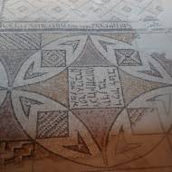 Floor of ancient Zippori synagogue