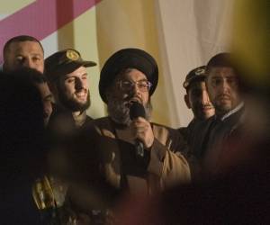 Lebanese Hezbollah chief Hassan Nasrallah. (Ferran Queved/propaimages/ Flash90)