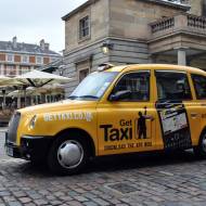 Use an Israeli app to hail a UK taxi.