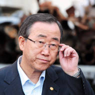 UN Secretary General Ban Ki-Moon. (Shutterstock)