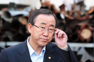 UN Secretary General Ban Ki-moon. (Shutterstock)
