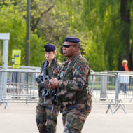 French security forces on patrol. (Photo: kavalenkau/Shutterstock)