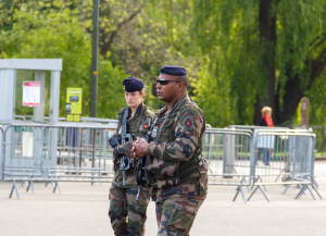 French security forces on patrol. (Photo: kavalenkau/Shutterstock)