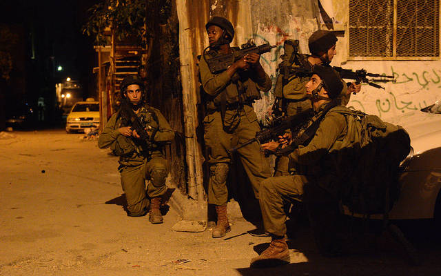 IDF forces operate in Judea and Samaria.