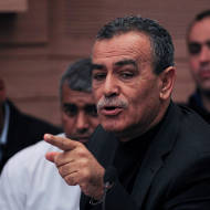 MK Jamal Zahalka speaks at the Knesset. (Hadas Parush/Flash90)