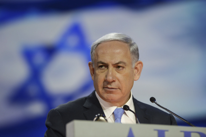 Prime Minister Benjamin Netanyahu speaks at the AIPAC Policy Conference.