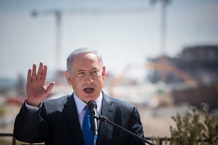 Israeli Prime Minister Benjamin Netanyahu. (Yonatan Sindel/Flash90)