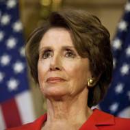 Nancy Pelosi with Netanyahu in 2009.